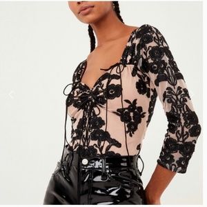 NWT For Love and Lemons Temecula Bodysuit